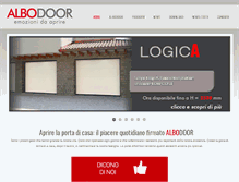 Tablet Screenshot of albodoor.it